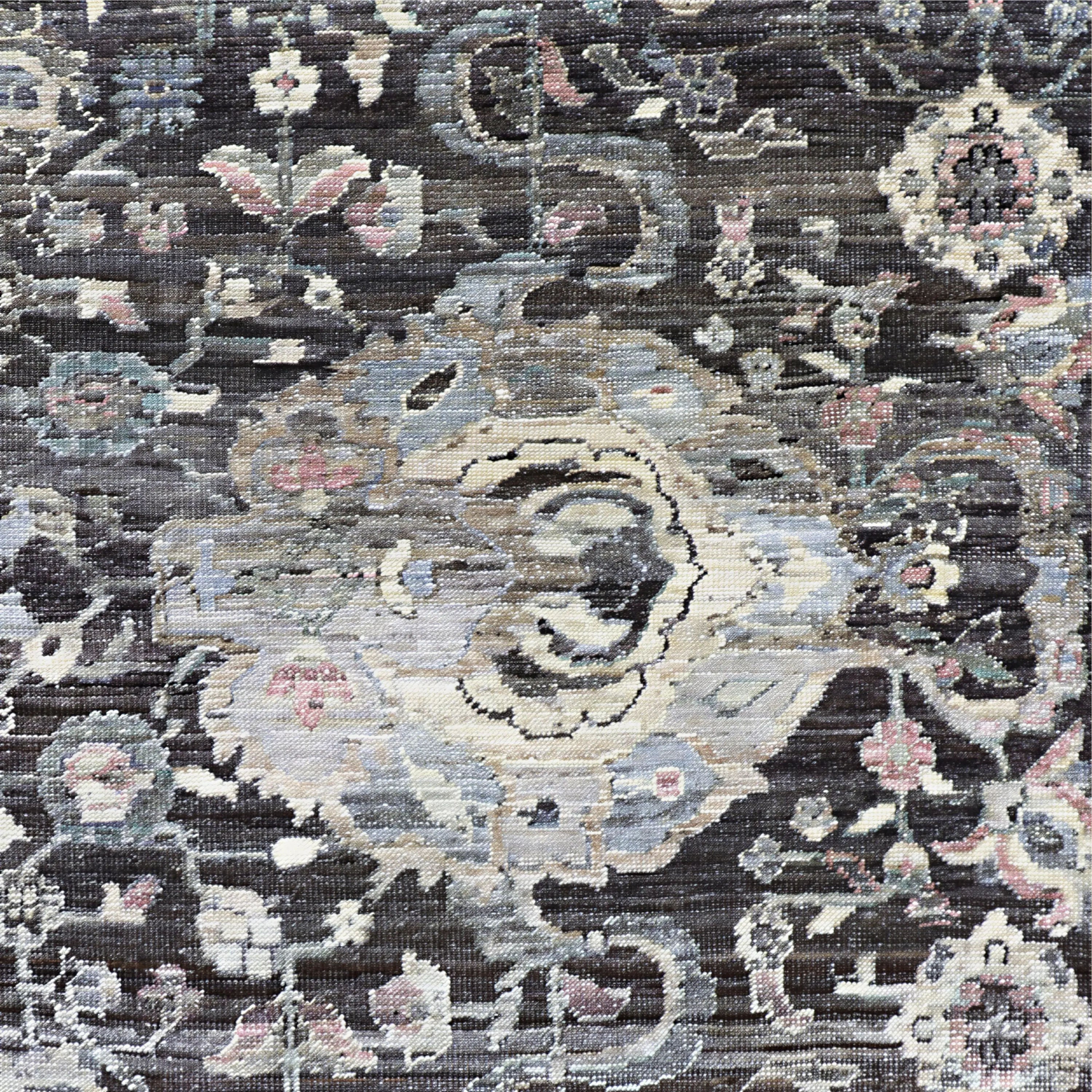 Braun Alchemy Traditioneller Wollteppich - 8'8' x 12'2'