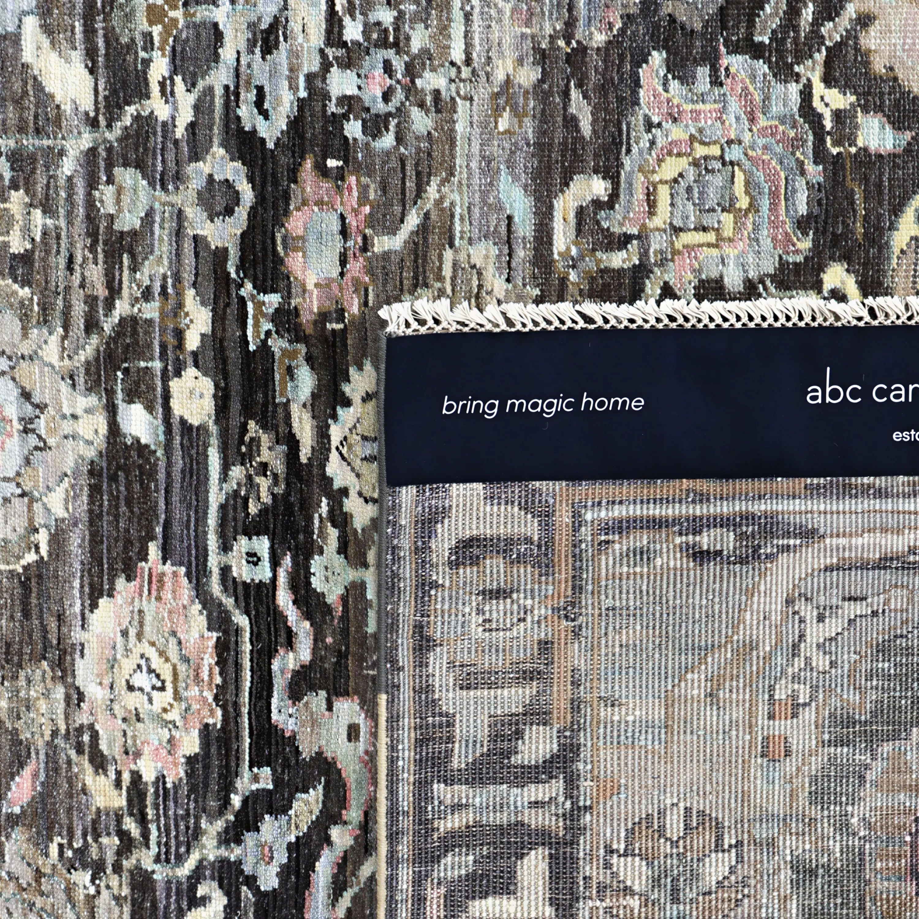 Braun Alchemy Traditioneller Wollteppich - 8'8' x 12'2'