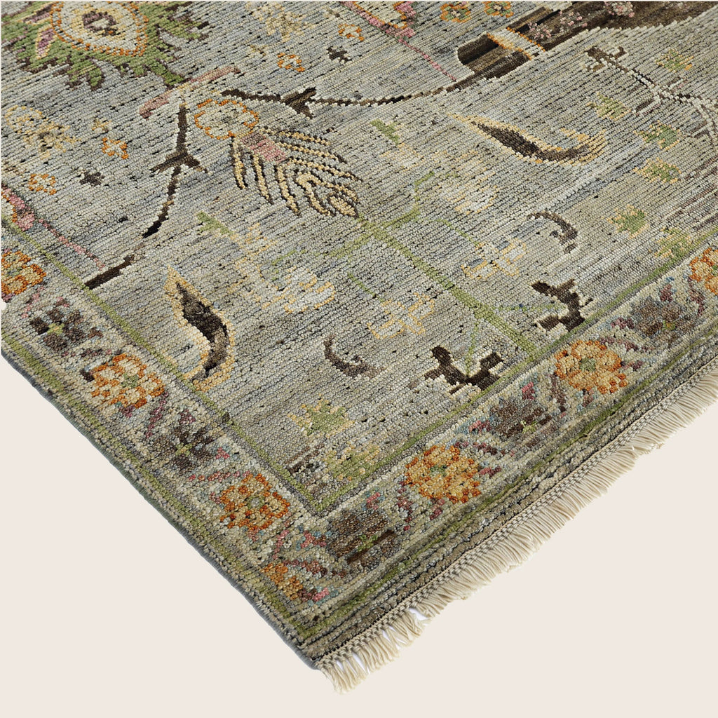Graue Alchemie Traditioneller Wollteppich - 10'3' x 13'11''