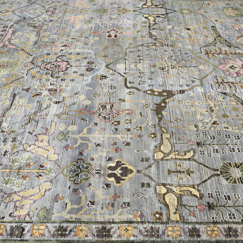 Graue Alchemie Traditioneller Wollteppich - 10'3' x 13'11''
