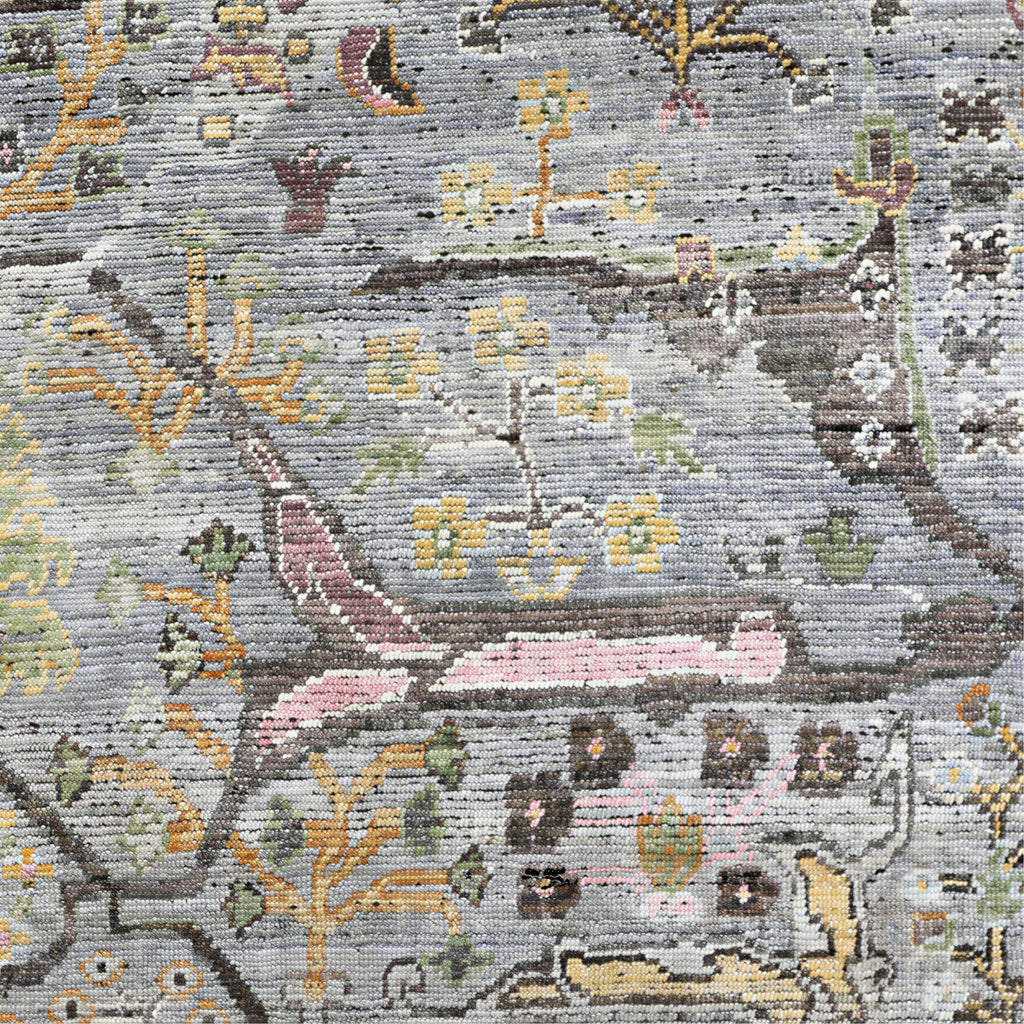 Graue Alchemie Traditioneller Wollteppich - 10'3' x 13'11''