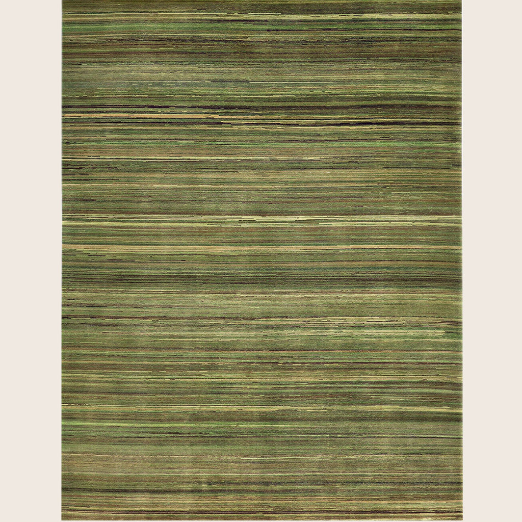 Grüne Alchemie Texturierte Wollteppich - 9'0' x 12'0'