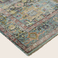 Blau Multi Alchemy Traditionelle Wollseide Mischgewebe-Teppich - 9'0' x 12'1'