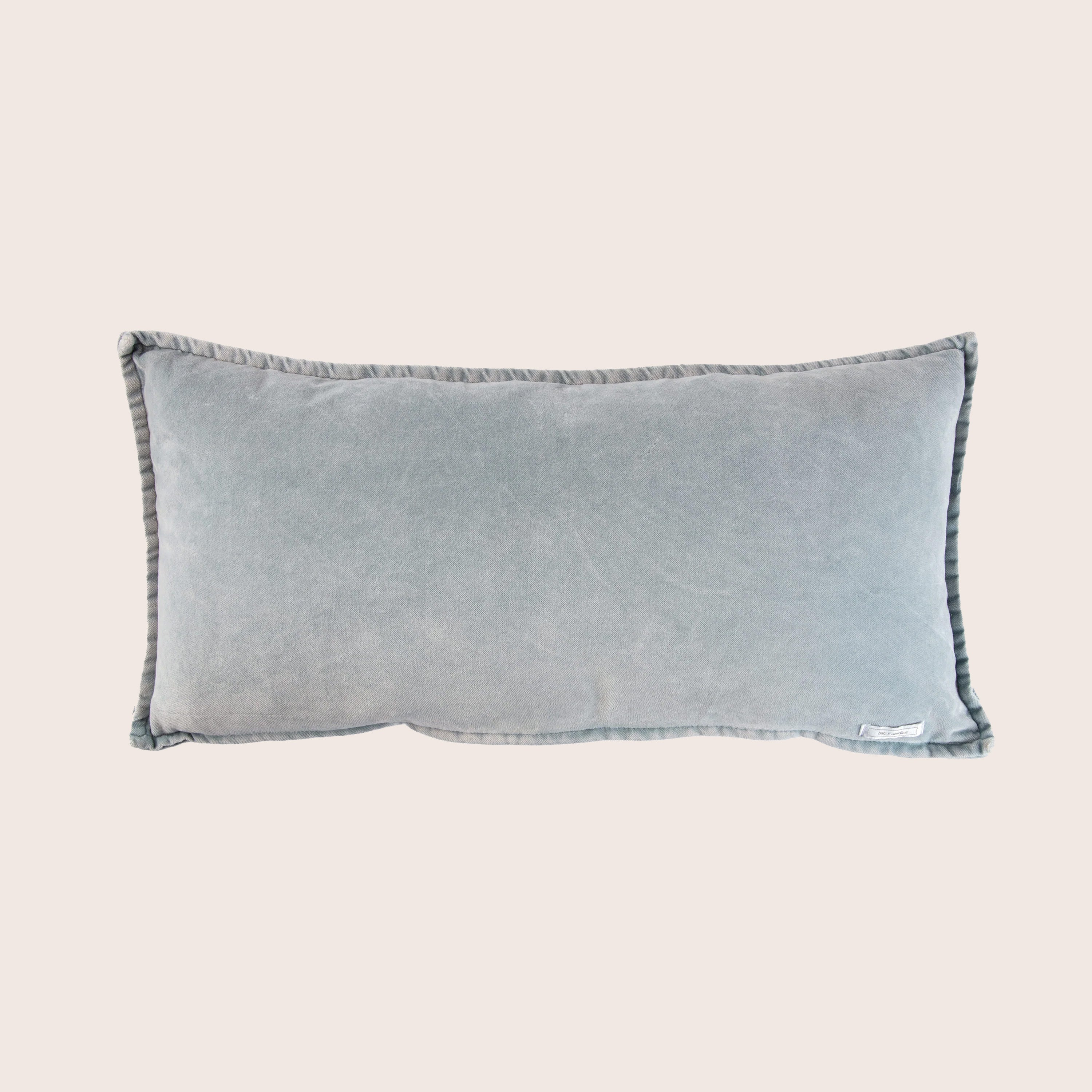 Pip Washed Samt Aqua Kissen