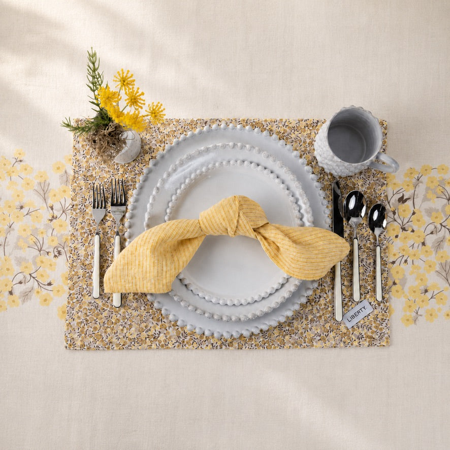 Mitsi/Wiltshire Blossom Placemat, Gelb