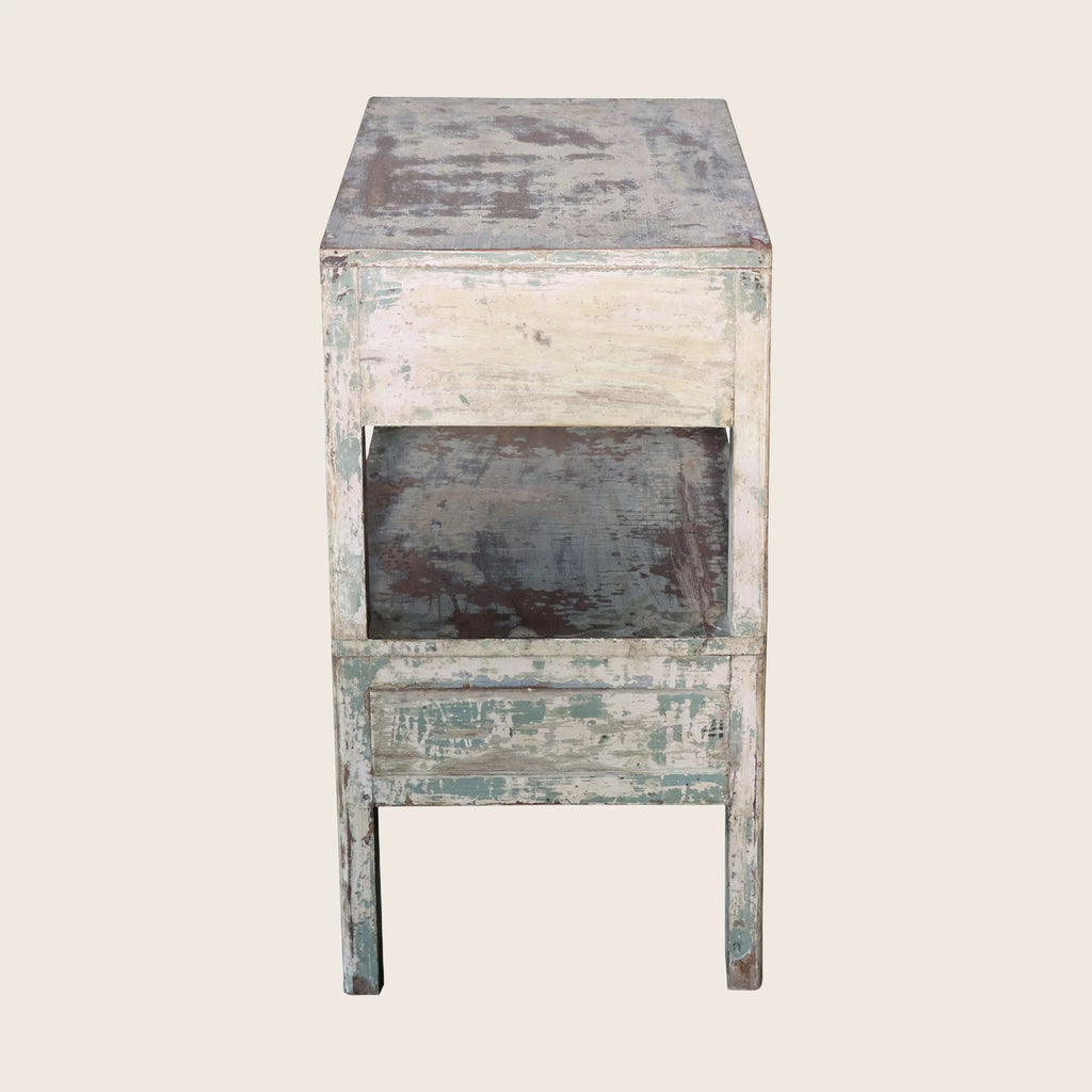 Vintage Zwei-Tier-Speicherendtabelle