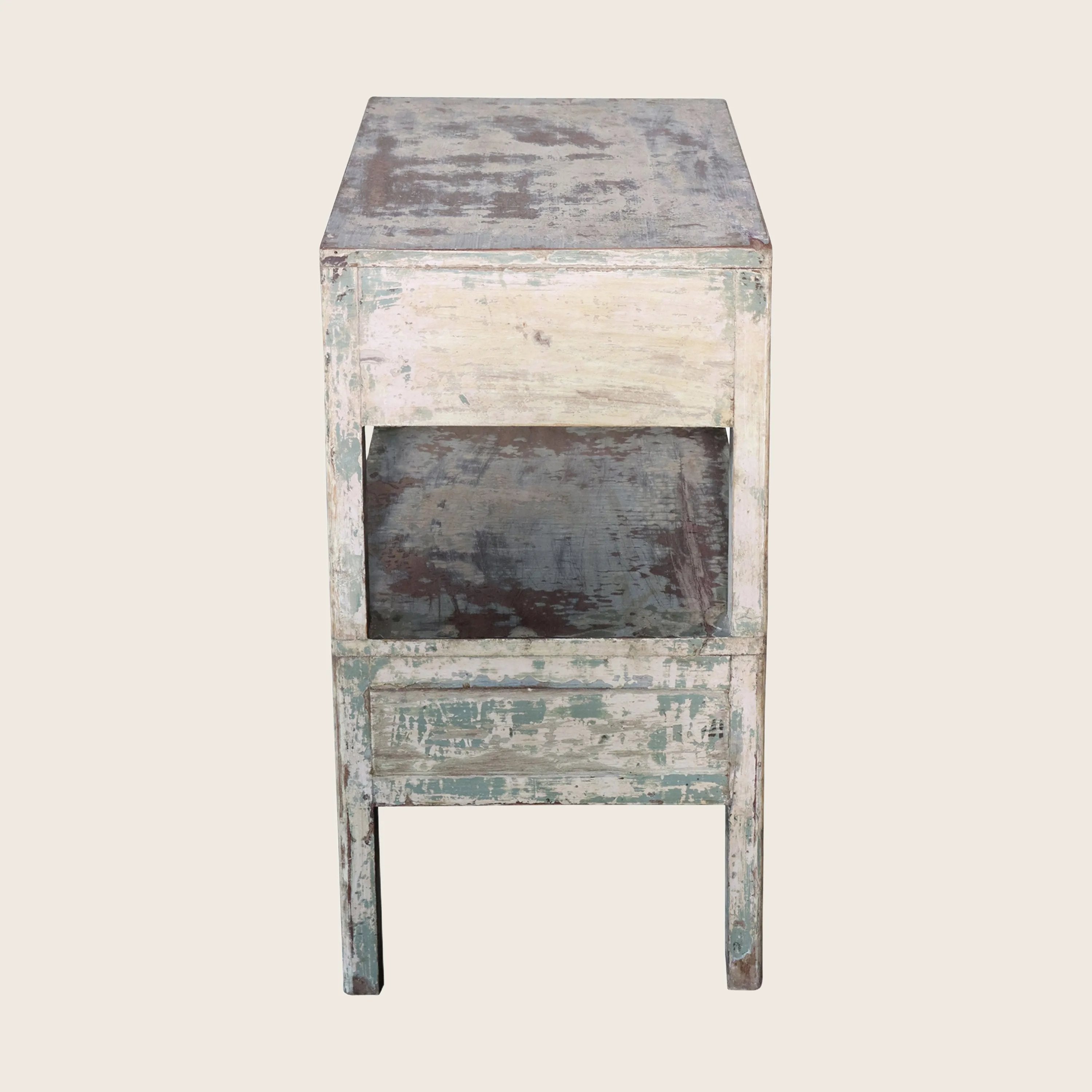 Vintage Zwei-Tier-Speicherendtabelle